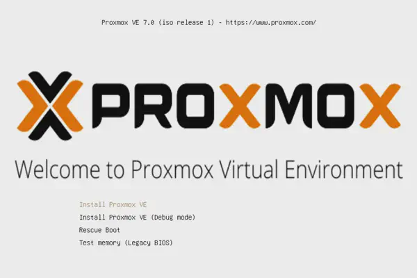 Proxmox installation and configuration